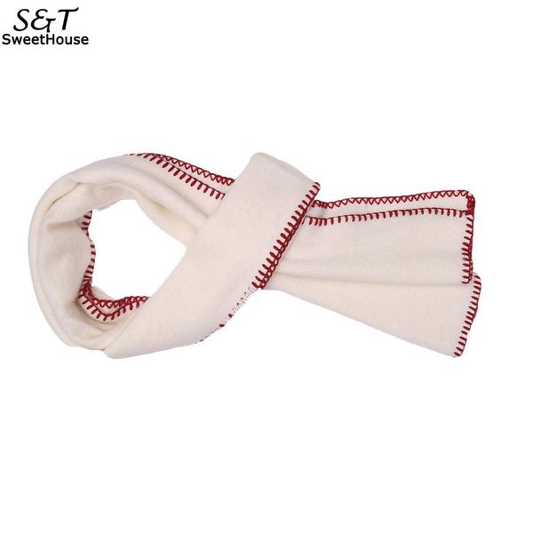 

casual contrast color brim woolen stylish long scarf, Blue;gray