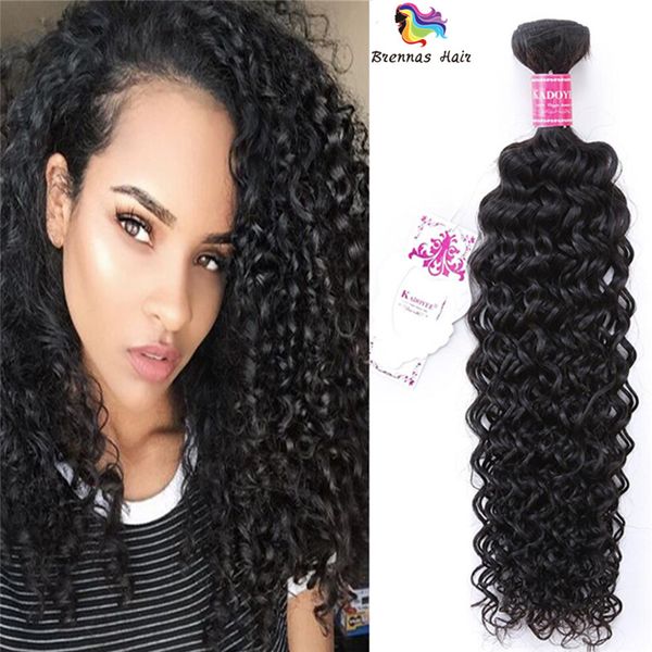 Brazilian Human Hair Extenison Jerry Curly Hair Weave For Black