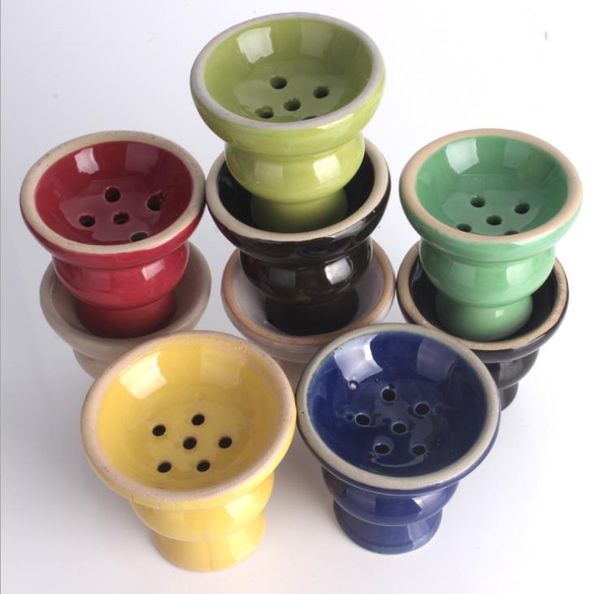 Arábia conjunto completo de fabricantes de acessórios de cerâmica fumar cor diretamente aumentar a espessura do pote de vidro resistente ao calor.