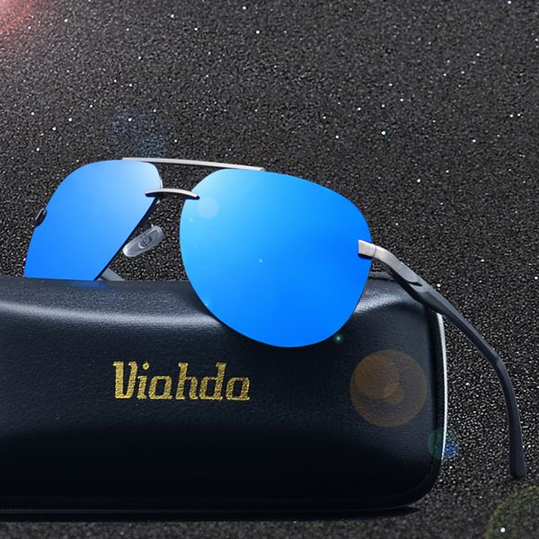 

2018 brand designer aluminum magnesium hd polarized oculos fashion men women sunglasses sun glasses male driving eyewear, White;black