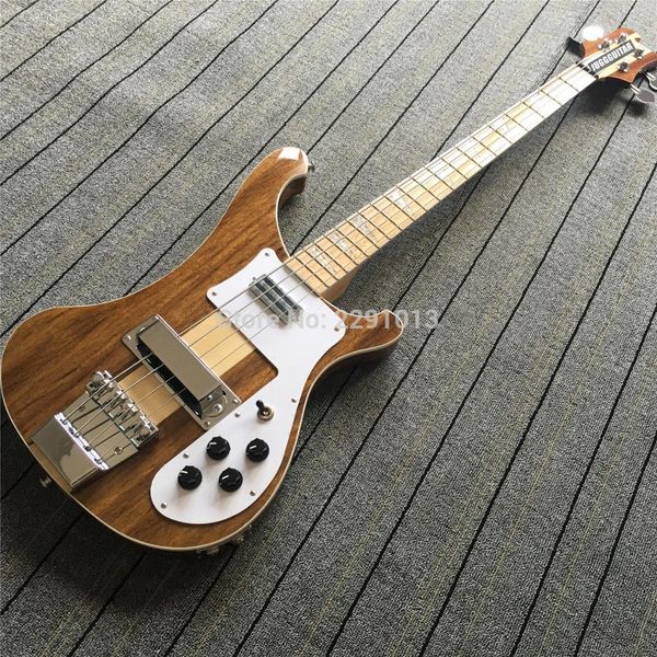 

Rare ric tran lucent walnut vintage 4000 4001 4003 4 tring electric ba guitar maple neck thru body one pc neck body dual output jack