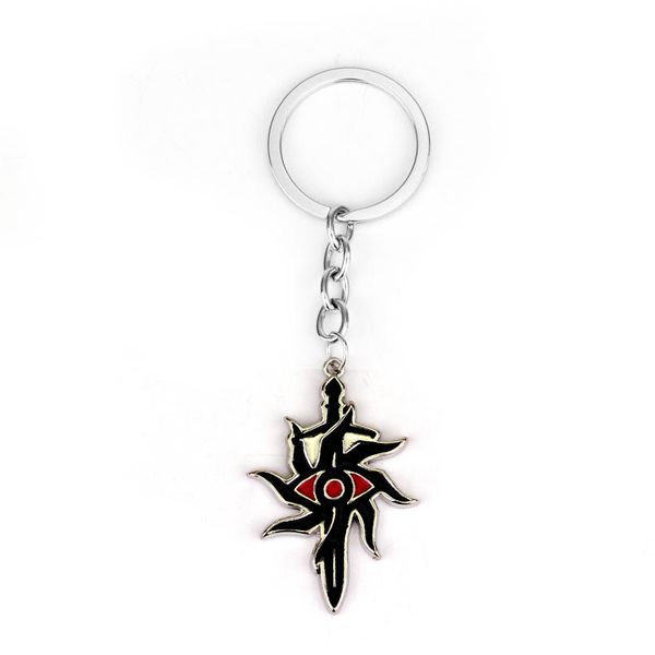 

s age inquisition keychain ps4 game key ring holder chaveiro key chain pendant men gift jewelry, Silver