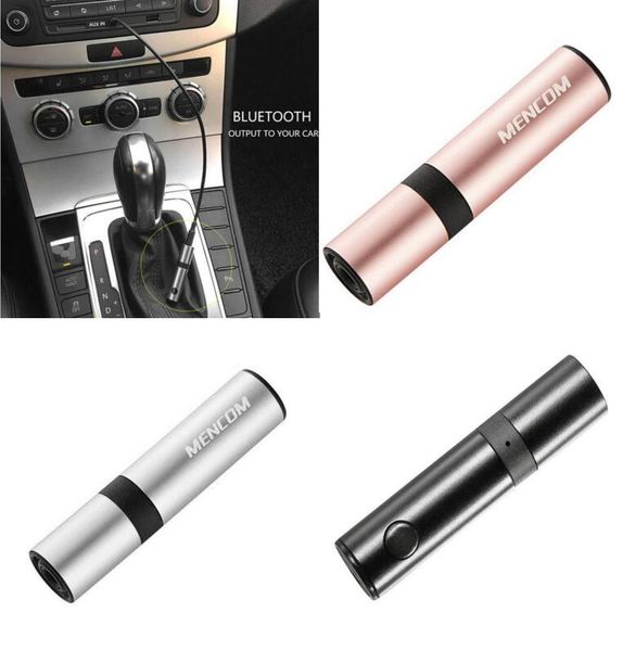 

2018 bluetooth receiver 3.5mm jack wireless car audio music adapter with mic aux cable for speaker headphone pc