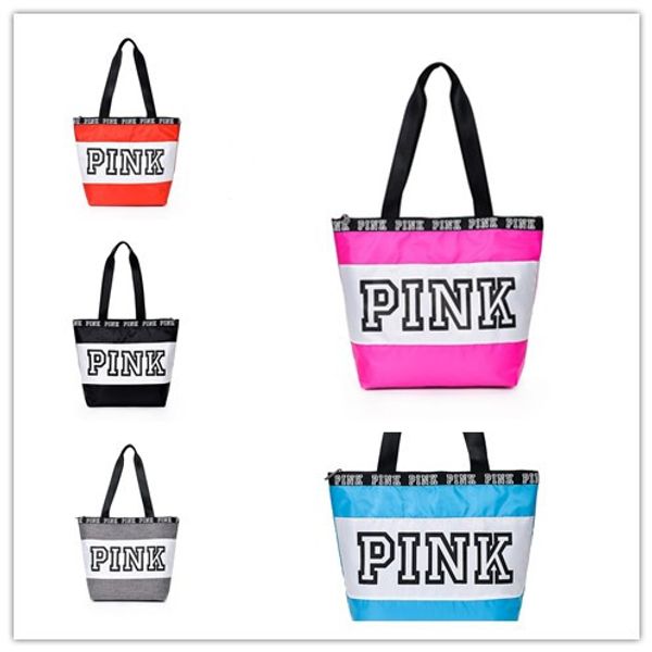 

2018 Tide brand Pink Shoulder Bag Печать Складная сумка для путешествий Европа и Америка Модный хозяйственный сумка Водонепроницаемая сумка