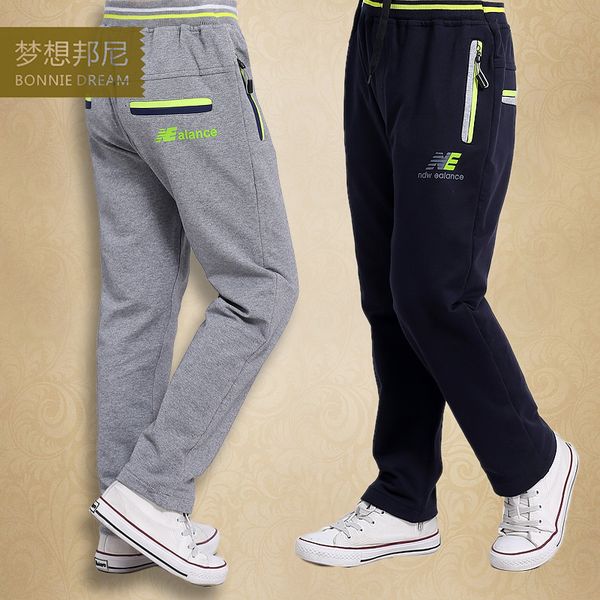 

spring 2016 new boys sports pants pants big virgin child casual big yards loose long tide, Blue