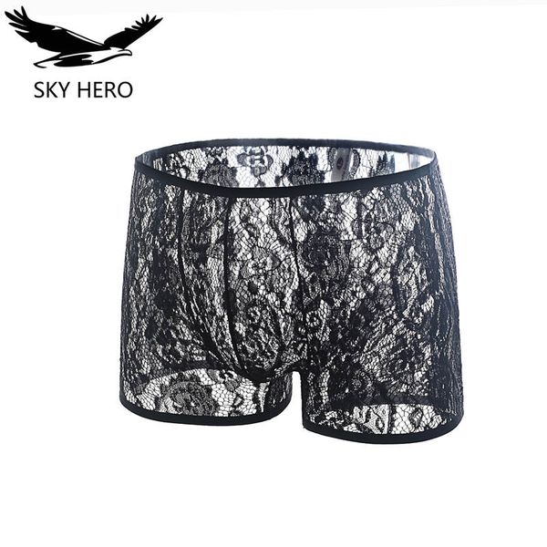 biancheria intima da uomo sexy boxer intimo trasparente maschile calzoncillos cuecas pantaloncini boxer mutande da uomo