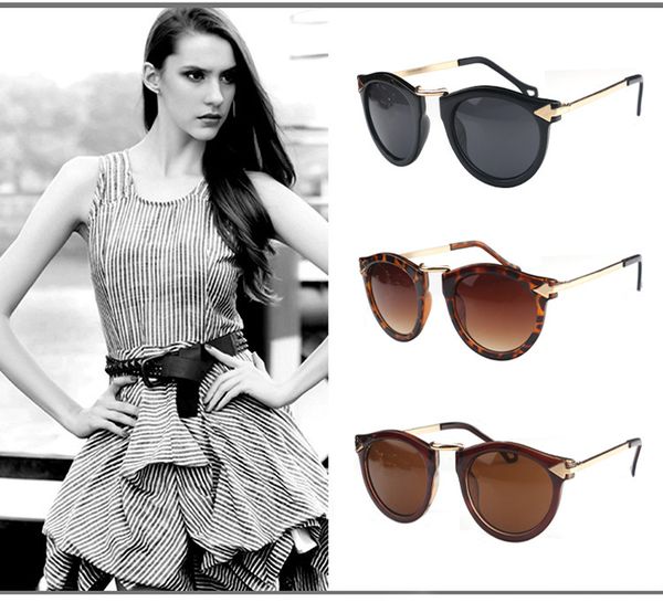 

new fashion optical discoloration sunglasses women designer vintage sun glasses female shades big frame style eyewear 10pcs, White;black