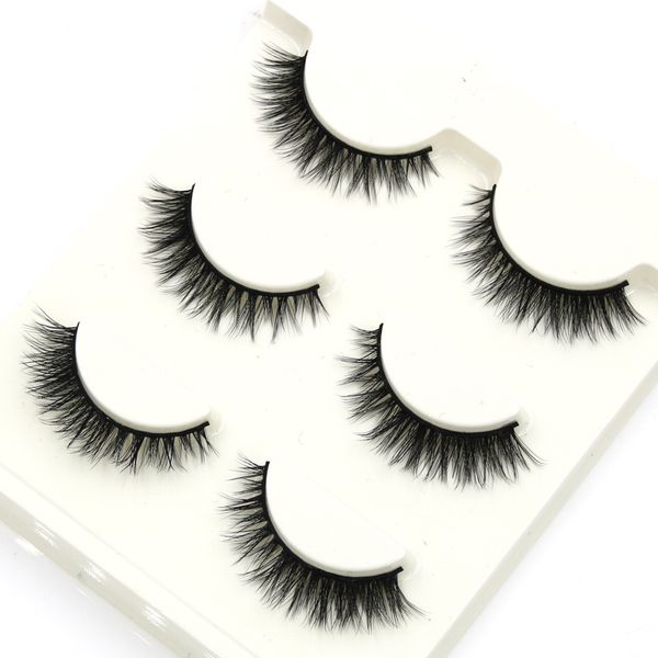 

yokpn xd-11 natural crisscross false eyelashes soft cotton thread messy 3d stereo short false eyelashes dating fake