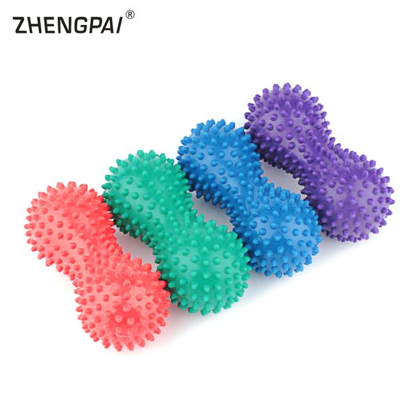 

zhengpai pilates massage peanut ball spiky trigger point relief muscle leg pain stress balls relax muscle fitness exercise ball