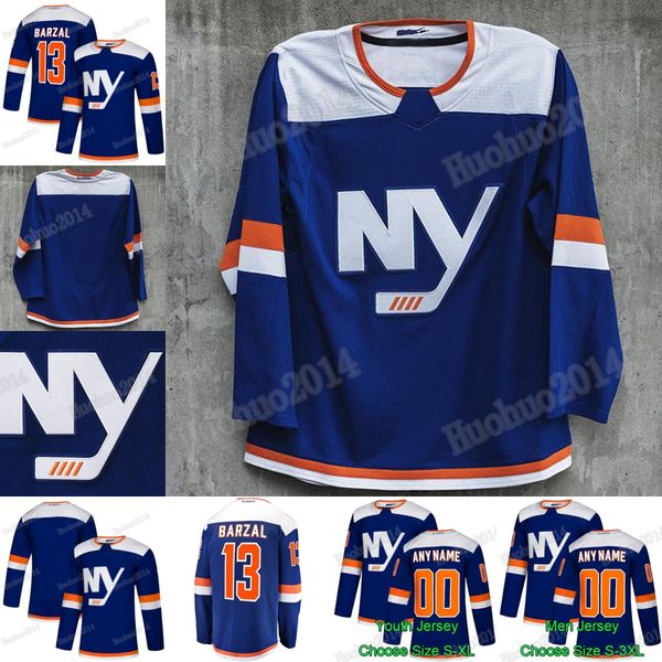 

2019 Third New York Islanders Anders Lee Matt Martin Leo Komarov Eberle Thomas Hickey Ryan Pulock Mathew Barzal Josh Bailey Hockey Jerseys