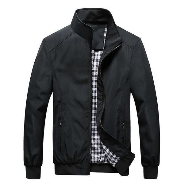 

selling promotion thin men's jacket slim fit casual coat business outerwear plus size m-5xl men's clothing masculina 40, Black;brown