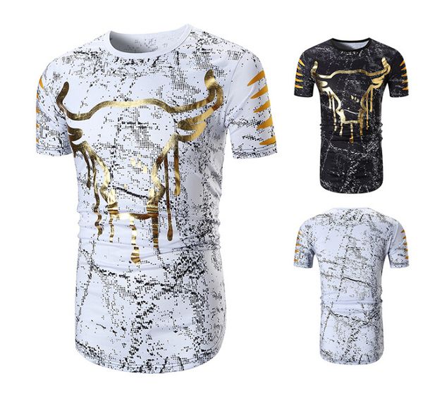 

Camping Hiking T-Shirts Summer Men T Shirts Funny Cow Short Sleeve T-shirt O Neck Casual Print Tshirt Tee Shirt Homme