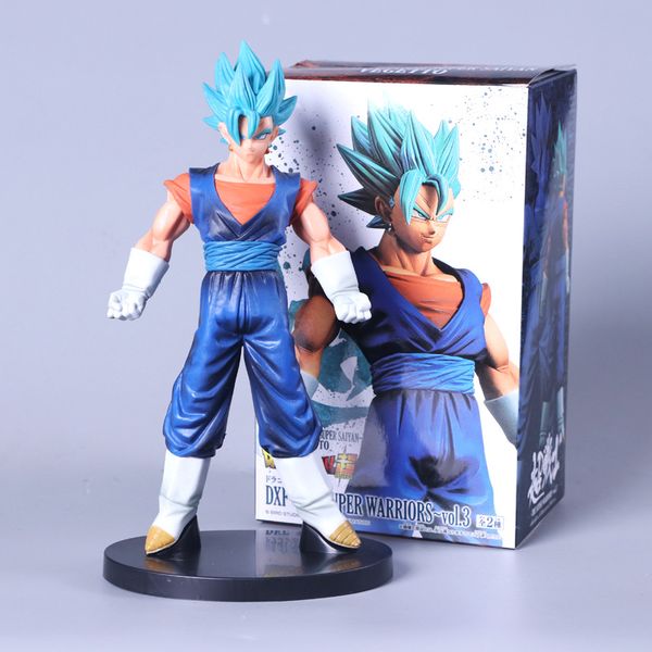 

аниме dragon ball z супер dxf супер warriors vol.3 супер саян vegetto пвх фигурки детские игрушки куклы 22см