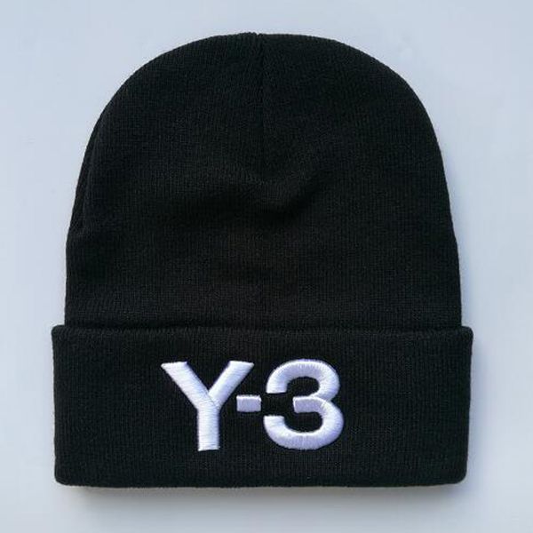 

Y-3 шапочки Зимняя вышивка шляпы для женщин мужчины капот хип-хоп мальчики девочки
