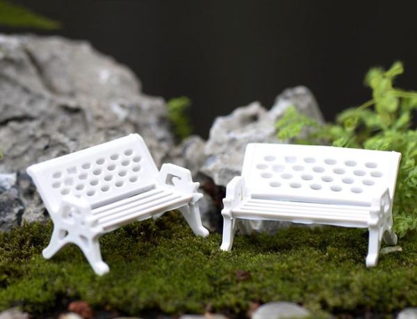

crafts mini modern park benches miniature fairy garden miniatures accessories toys for doll house courtyard decoration