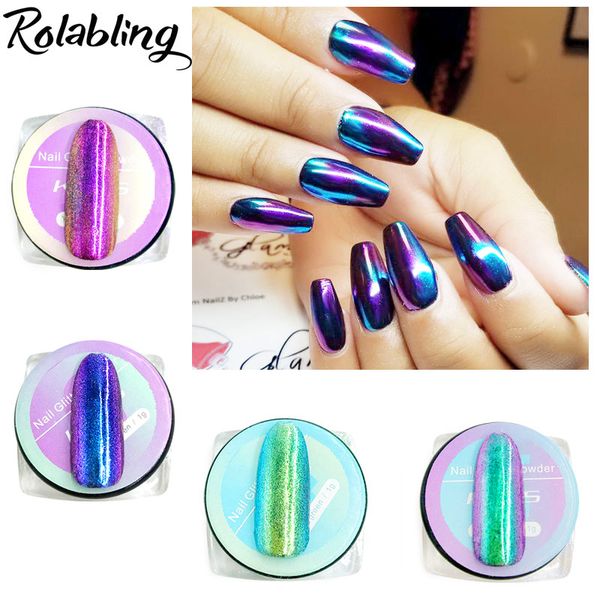 

new arrival 4 different colour strong visual effect diy manicure design craft accessories powder painting for nail art, Silver;gold