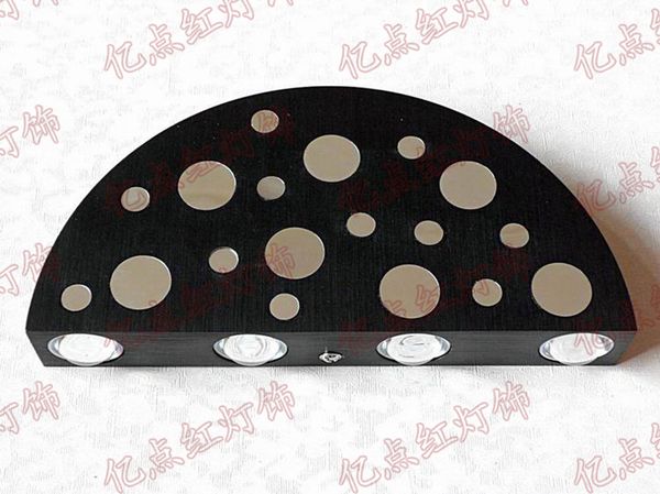 

Simple Modern LED Wall Light Bar KTV Creative Semicircle Lamp Aluminum Alloy Background Wall Decoration Light