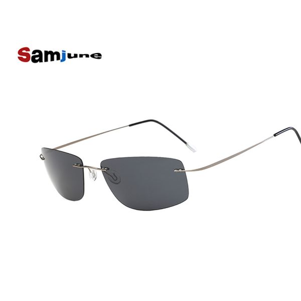 

2018 samjune polarized titanium sunglasses polaroid brand designer gafas men square sun glasses sunglasses for men women, White;black