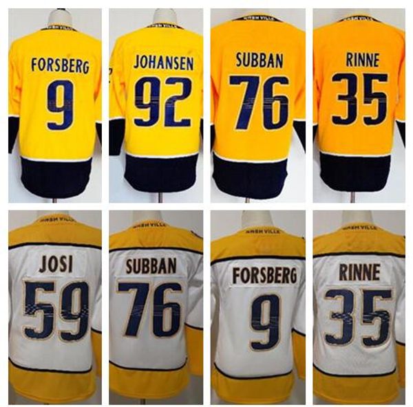 

KID Winter 2019 Fanatics 92 JOHANSEN 76 SUBBAN 9 Forsberg 59 JosI 35 RINNE Ice sport Hockey Jersey TOPS,Discount Cheap buy jerseys