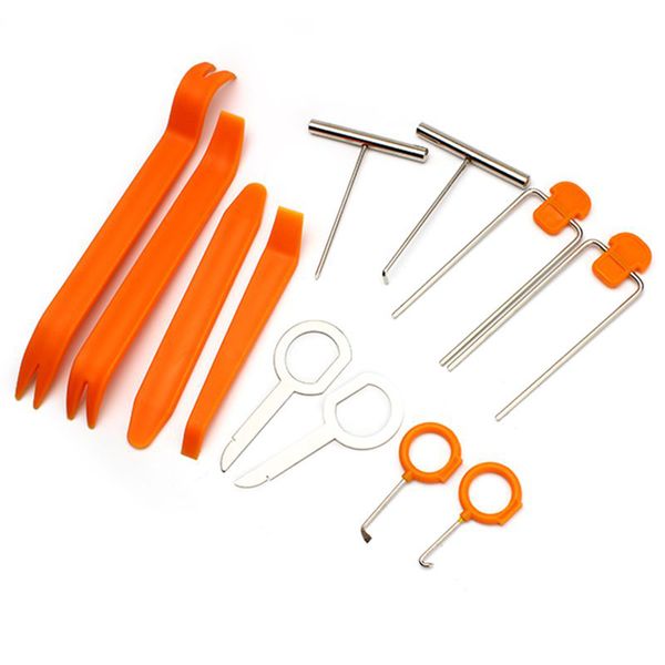Automobile Radio Panel Door Clip Trim Dash Removal Installer Pry Repair Tool Set 12pcs//Set Car Panel Removal Tools