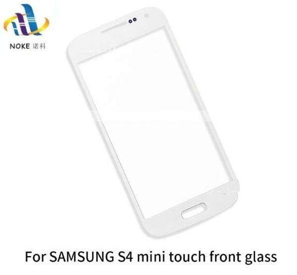 Frente de vidro para samsung galaxy s4 i9500 / i9505, s4 mini i9195 / i9190 Outer Lcd de Vidro Da Tela de Toque Digitador Sensor parte