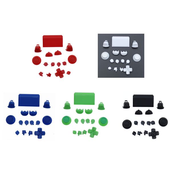 JDM-040 Tam Düğme Set Joysticks DPAD R1 L1 R2 L2 Yön Anahtar Abxy Düğmeleri PS4 Pro JDS040 Denetleyicisi için Yüksek Kalite Hızlı Gemi