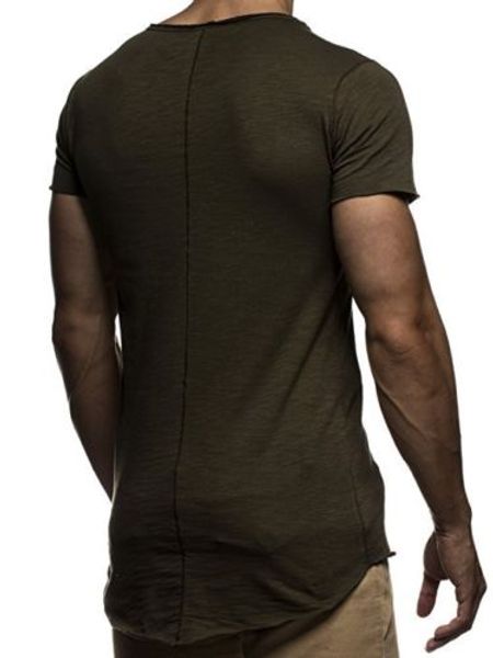 

men's slim fit o neck short sleeve muscle tee t-shirt casual blouse, White;black