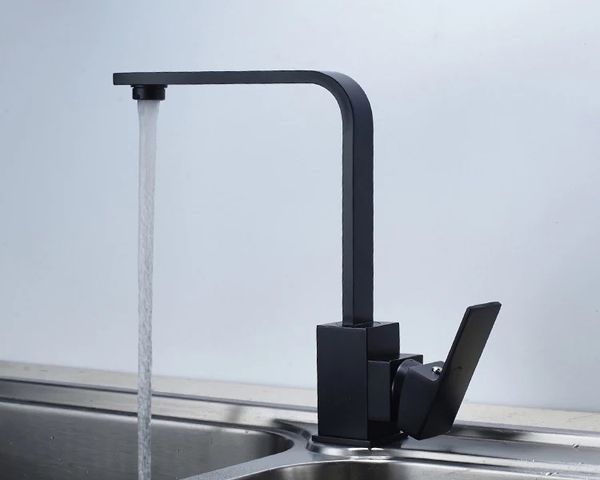 

kitchen faucets brass kitchen sink water faucet 360 rotate swivel faucet mixer single holder single hole black mixer tap