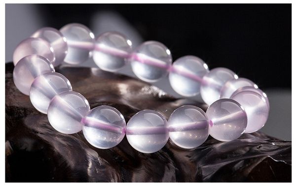 

natural pink crystal beaded bracelets, fine gemstone beads bracelets jewelry for women gifts with certificate drop shipping, Golden;silver