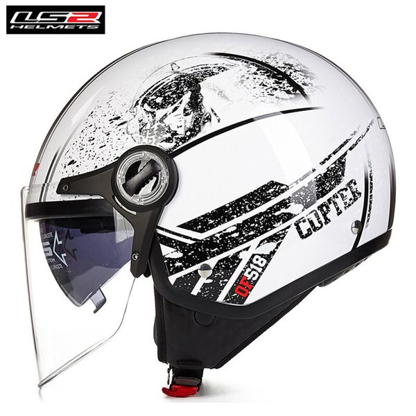 

ls2 of577 scooter open face motorcycle helmet jet women men casco moto casque capacetes de motociclista