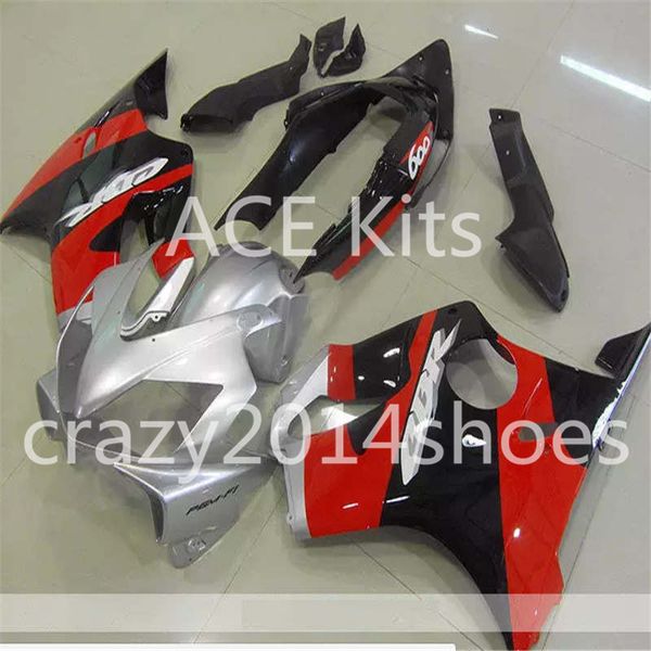 

body repair parts for honda cbr600f4i 2004 2005 2006 2007 injection fairings cbr600 f4i cbr600 f4i 04-07 red silver gray fairing kit a15