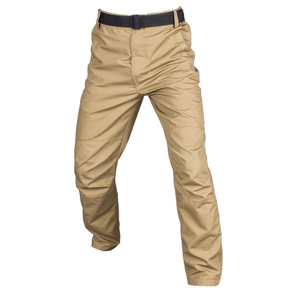 

tactical cargo pants men swat army combat train paintball pockets pants mens casual thin quick dry hunt work trousers, Black