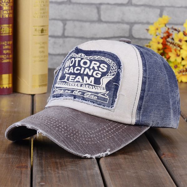 

miya mona wen women patch peaked fitted caps do the old washed sunblock custom hats snapback letter printed baseball hats, Blue;gray