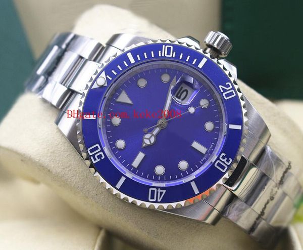 

6 colors selling wristwatches 40mm 116619 116619lb date blue ceramic stainless steel asia 2813 movement automatic mens watch watches, Slivery;brown