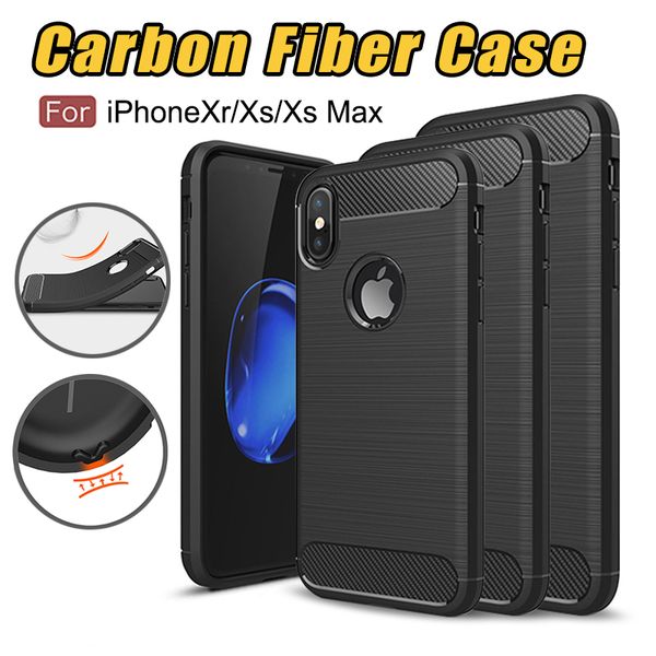 

for iphone xs max iphone 11 rugged armor case for iphone 8 plus samsung galaxy note9 with anti shock absorption carbon fiber design