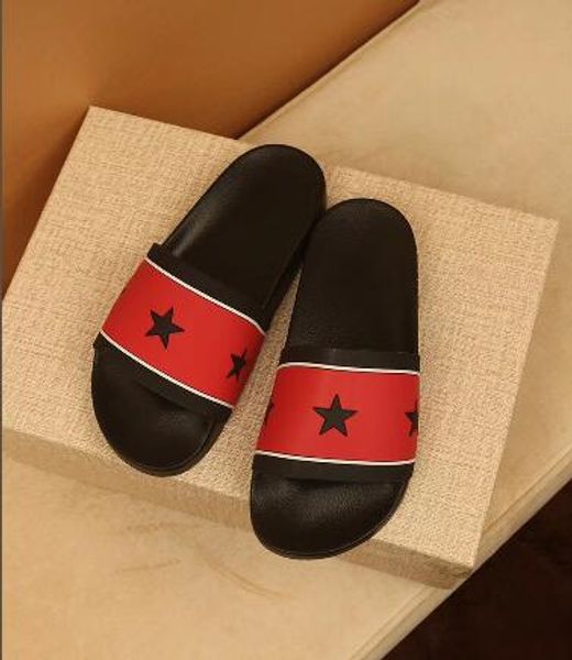 

2018 мужская и женская мода причинно-следственные тапочки мальчики девочки тянь / расцветает печать цветочные горки сандалии унисекс открыты, Black