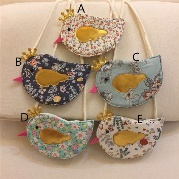 

Дети цветочные палевый птицы мини ранец девушки хлопок животных сумка детские сладкий детский сад сумка дети подарки одежда реквизит