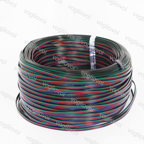 

led rgb strip connect wire 4pins rgb wire &cable for 3528 5050 strip light wire dhl