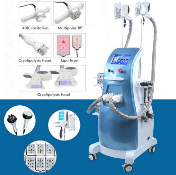 

2018 new arrival 5 in 1 cryo lipolysis fat ing machine ultrasound cavitation rf body slimming weight loss equipment cryo lipo laser