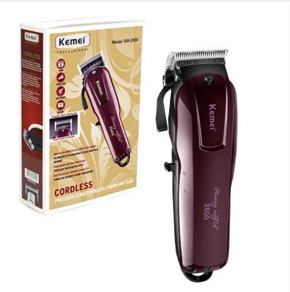 

li-battery professional barber hair clipper rechargeable hair trimmer men electric cutter hair cutting machine haircut 100-240v