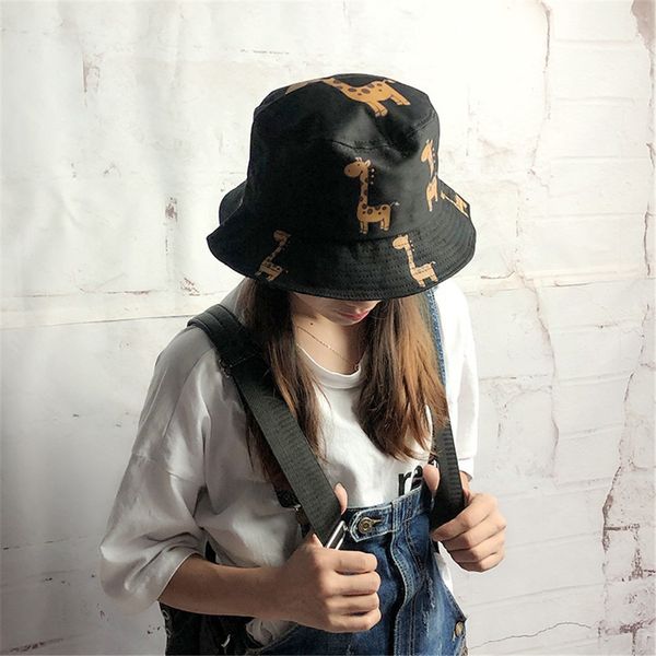 

adjustable cap fawn print boonie hats nepalese cap mens fisherman hat #4o03