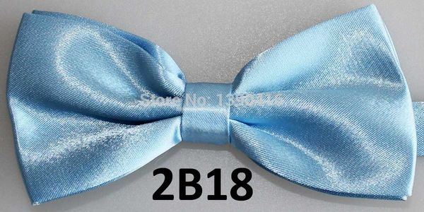 

xincai heavy discount high sales two pieces of sale 2018 latest light blue bow tie solid color men accessories bow tie, Black;blue