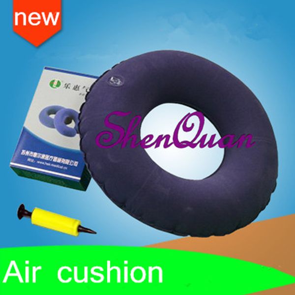 Inflatable Donut Ring Cushion Hemorrhoid Treatment Seat Pillow For