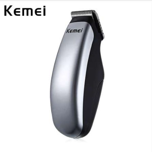 Km-666 portátil cabelo clipper elétrico sem fio mini trimmer profissional navalha barba aparador máquina de barbear 3 pentes