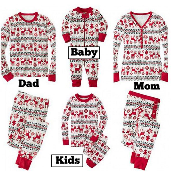 

cartoon family suits casual home clothes printed deer pure cotton mom button long sleeve outfits tights baby jumpsuits autumn suits, Blue