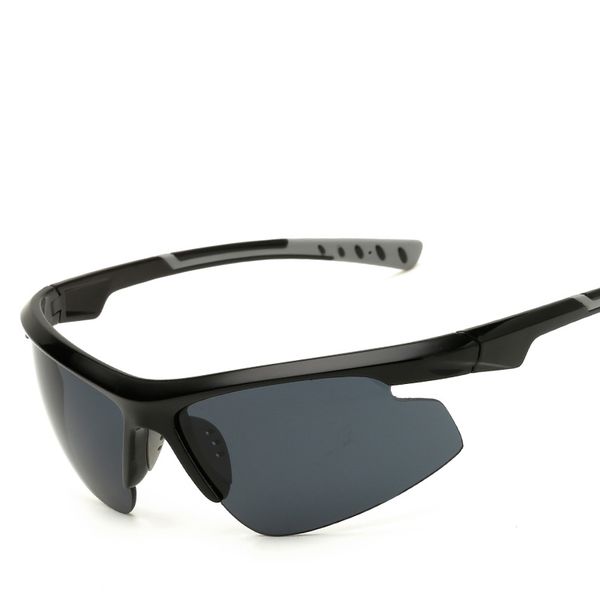 

2018 new fashion man pc silicone sunglasses light outdoor sport sunglass black goggles sun glasses l8018cj, White;black