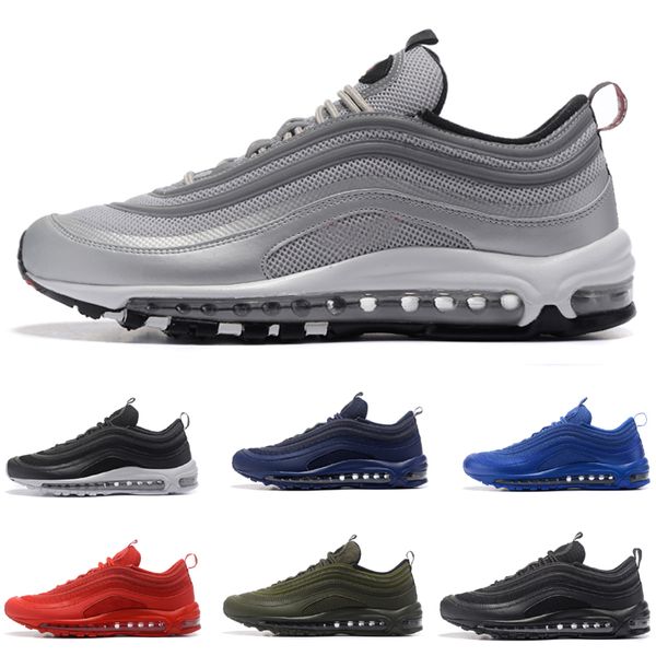 

2019 Лето Silver Bullet OG QS Triple-Black Белый синий красный зеленый Мужские кроссовки спортивн