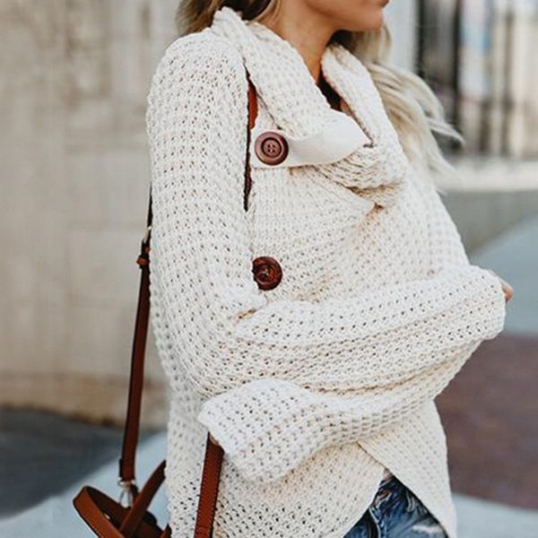 maglione bianco donna