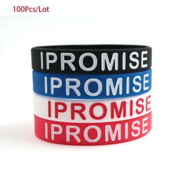 

100pcs/lot lebron james i promise wristband basketball i promise silicone bracelet rubber sports outfit, Golden;silver