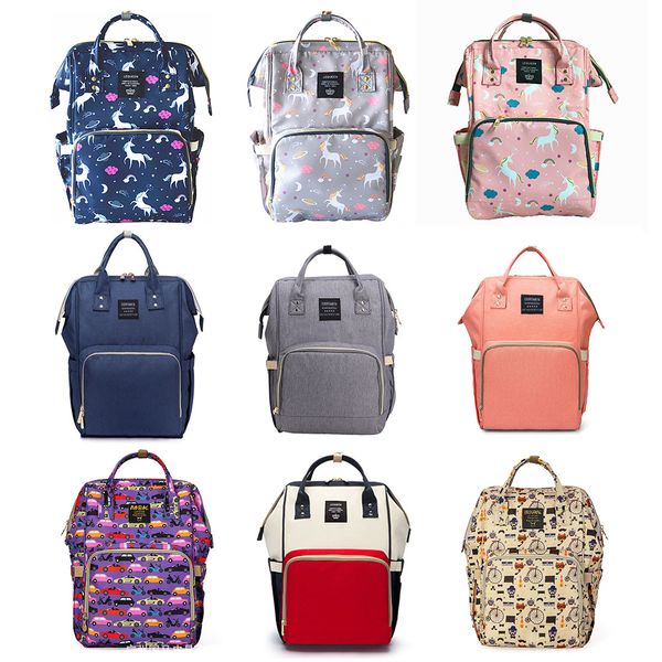 

multifunctional diaper backpack unicorn multi-color baby mommy changing bag mummy backpack nappy mother maternity backpacks oxford cloth